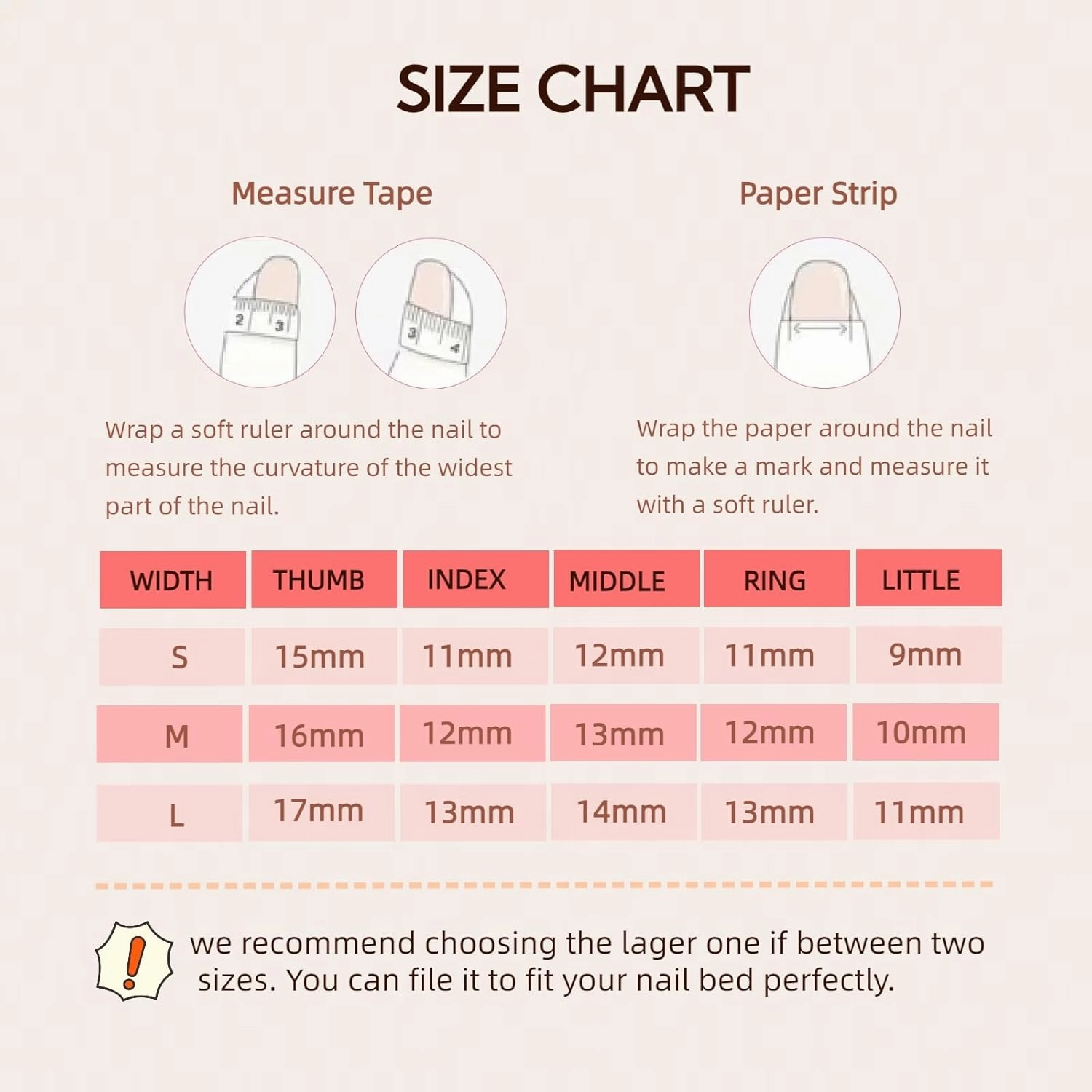 Nails Handmade Press on Nails Long Oval | Salon-Quality Handmade Nails with Rhinestones Design | Pink fake Nails For Women And Girls | False Nails 10 Pcs (Stardust tear(drops), S)