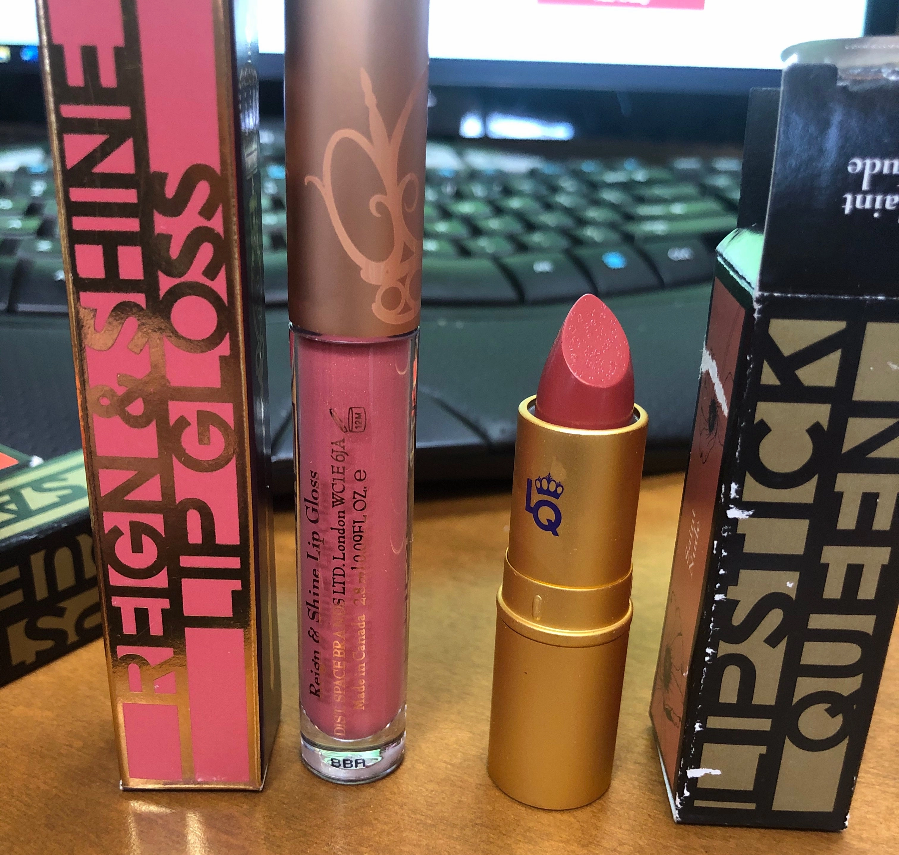 NEW LIPSTICK QUEEN SAINT NUDE LIPSTICK , Lip Gloss -RULER OF ROSE NEW IN BOXES AUTHENTIC