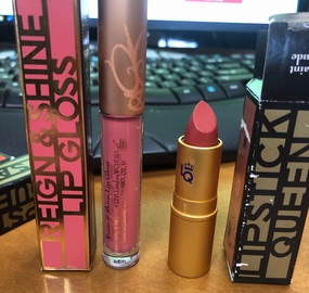 NEW LIPSTICK QUEEN SAINT NUDE LIPSTICK , Lip Gloss -RULER OF ROSE NEW IN BOXES AUTHENTIC