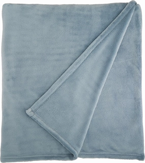 Newport Micro Fleece Plush Blanket, Twin, Navy
