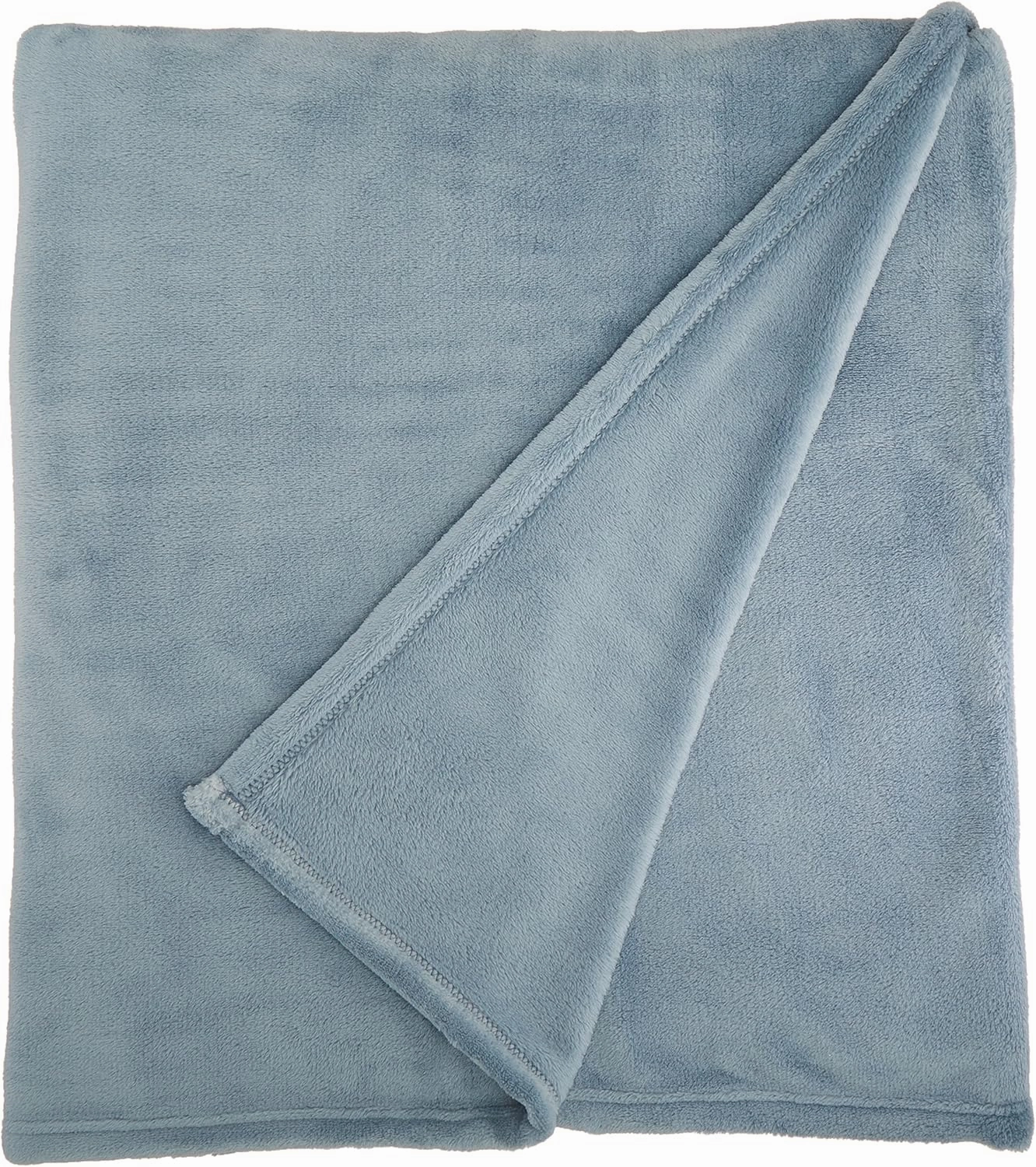 Newport Micro Fleece Plush Blanket, Twin, Navy
