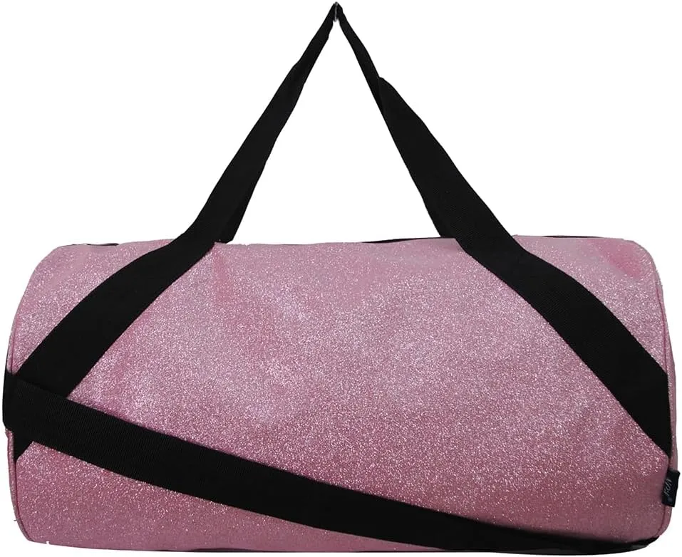 NGIL Medium Glitter Cheers Sports Gym Duffel Bag(Glitter-Pink)