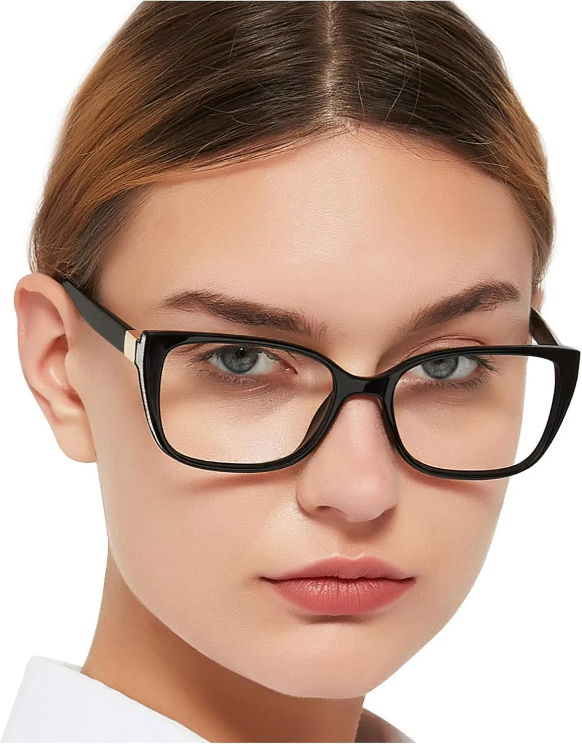 OCCI CHIARI Designer Reading Glasses for Women 2.5 Black Large Fahion Readers 1.0 1.25 1.50 1.75 2.0 2.25 2.50 2.75 3.0 3.5 4.0 5.0 6.0 (Black, 2.5)
