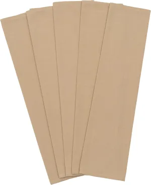 Organic Cotton Flour Sack Tea Towels - 5 Pack, 27x27", "Beige", "Highly Absorbent Kitchen Towels - Versatile for Baking - Customizable