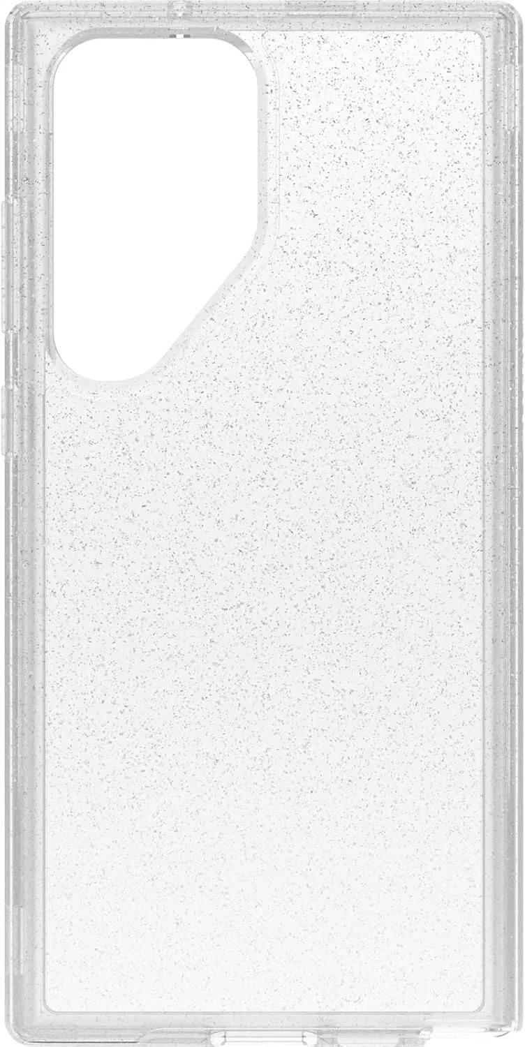 OtterBox Galaxy S23 Ultra Symmetry Series Case - Stardust (Clear/Glitter), Ultra-Sleek, Wireless Charging Compatible, Raised Edges Protect Camera & Screen