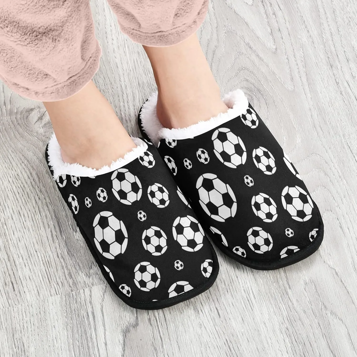 Panda Bear Slippers, Soft Memory Foam Non-Slip Indoor House Slippers Home Shoes for Bedroom Hotel Travel Spa