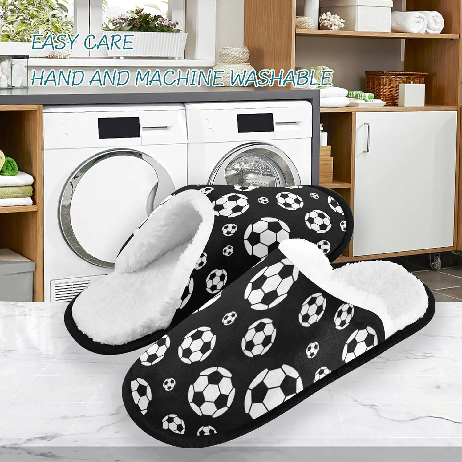 Panda Bear Slippers, Soft Memory Foam Non-Slip Indoor House Slippers Home Shoes for Bedroom Hotel Travel Spa