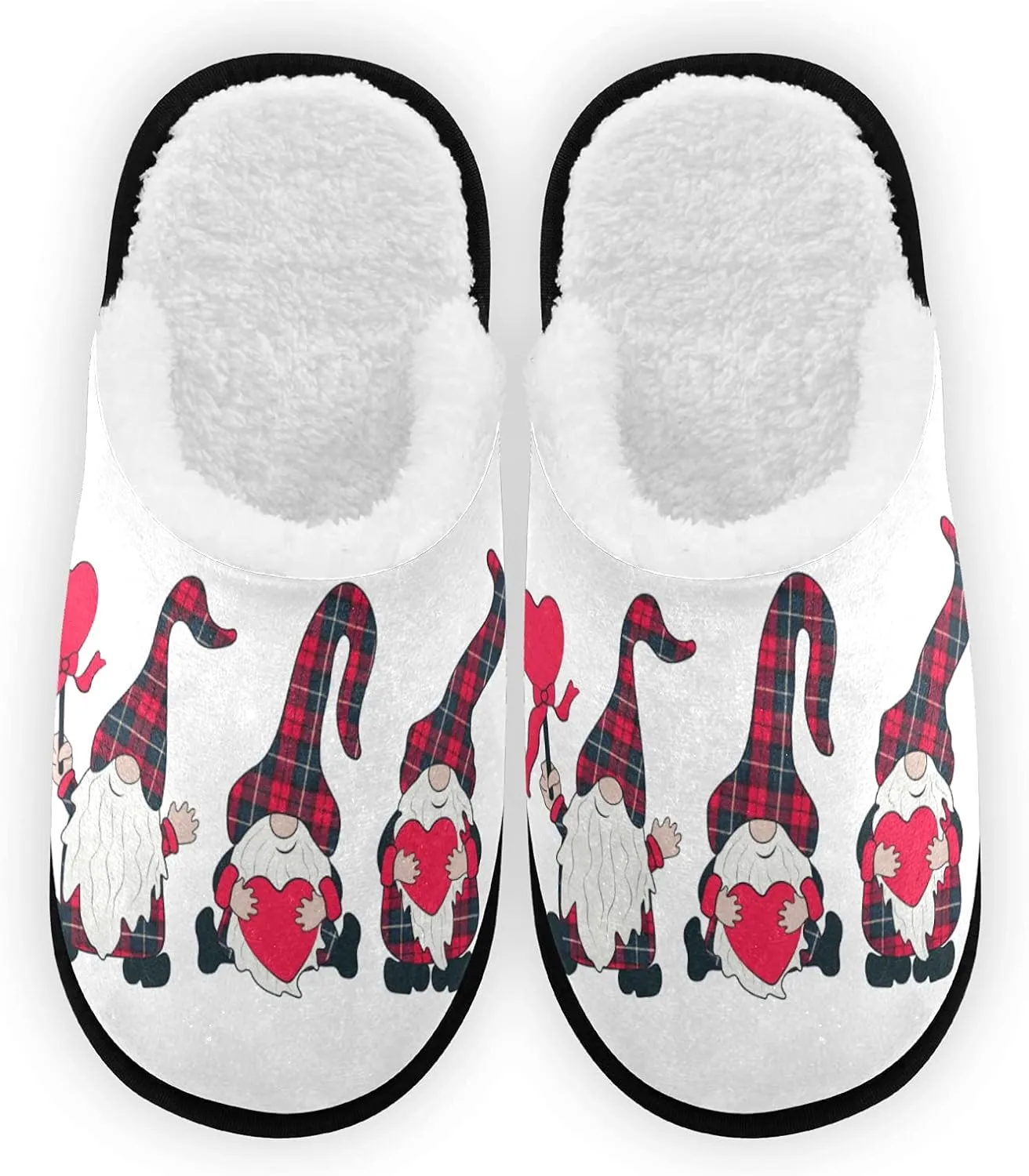 Panda Bear Slippers, Soft Memory Foam Non-Slip Indoor House Slippers Home Shoes for Bedroom Hotel Travel Spa
