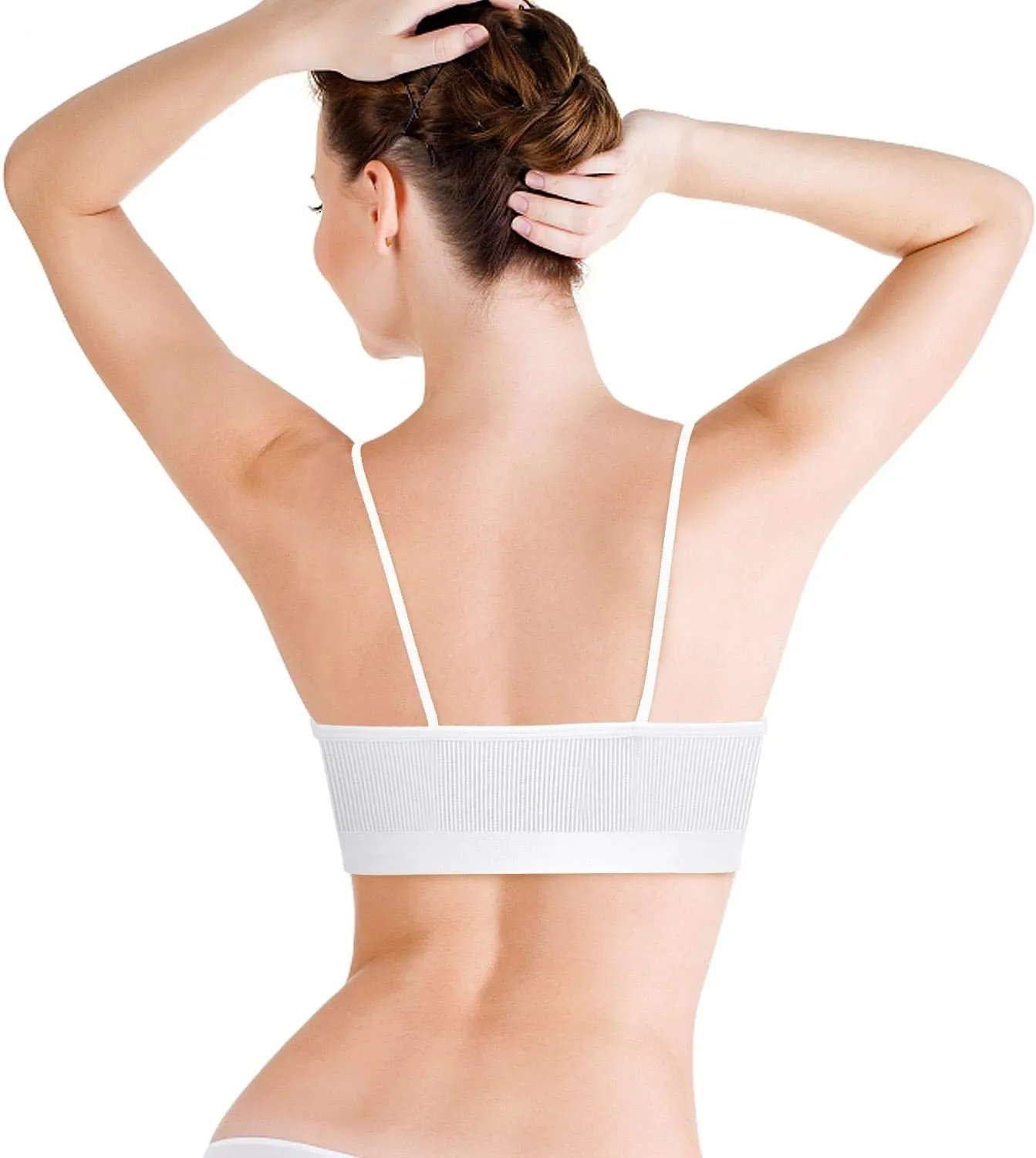 PAXCOO Bras for Women Pack of 6, Bralettes for Women Padded, Sports Bras for Women