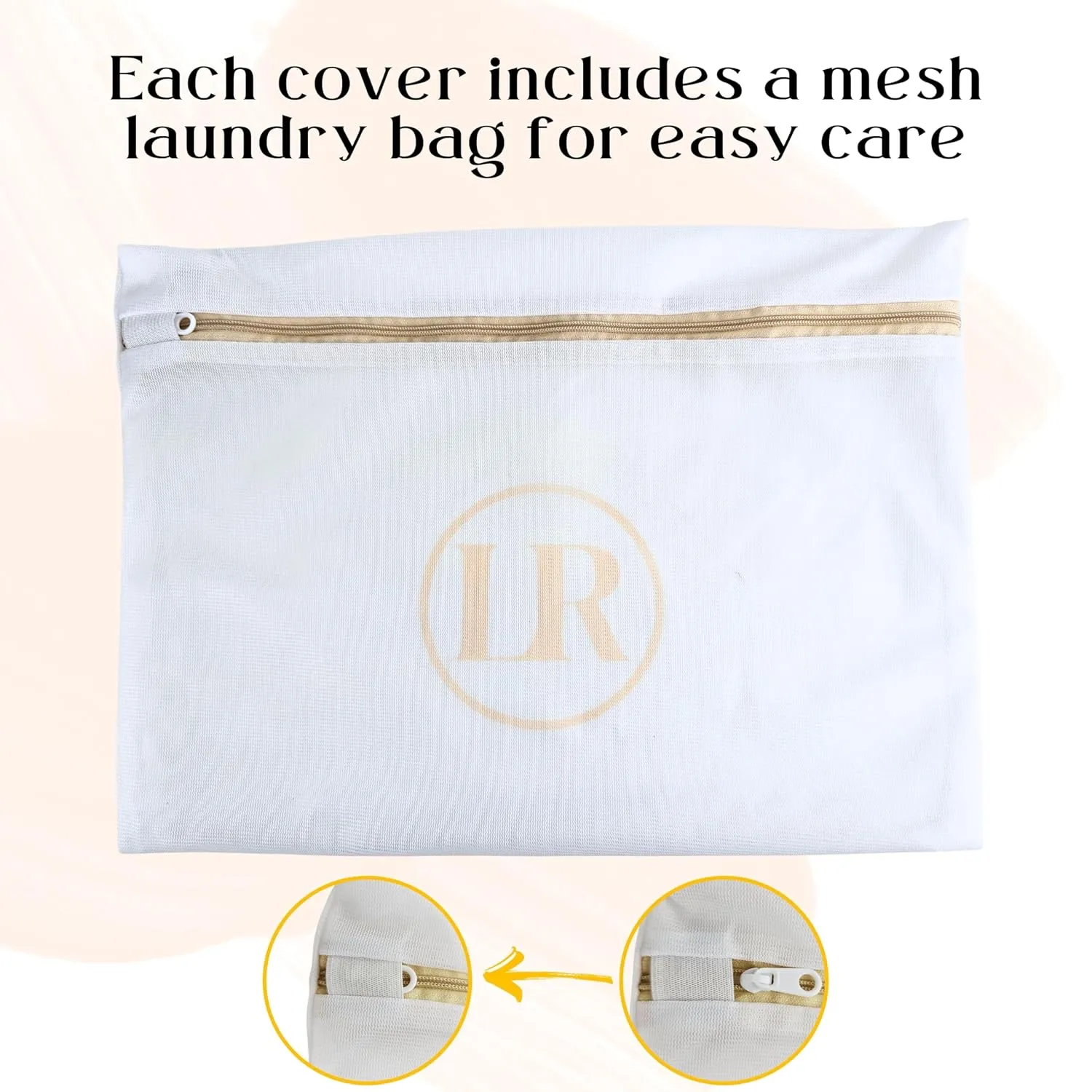 Peekaboo Knit Breathable Nursing Cover Up For Breastfeeding - Soft Organic Cotton & Cashmere Breast Feeding Covers For Women - Privacy Feature - Includes Mesh Laundry Bag (Beige)