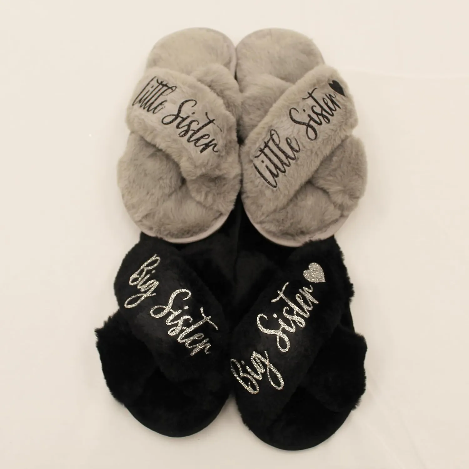 Personalized Girls Slippers for Kids Ages 3 to 10 Years - Non-Skid Soles - Flower Girl Slippers - Slippers for Birthday Parties & More (2.5-3Y (9-10Yrs), Dusty Rose)