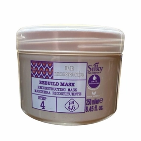 pH Regulating Rebuild Mask - Fragrant Hair Mask for Damaged Hair - Deep Conditioning Hair Mask for Rich & Soft Texture STEP 4 REBUILD MASK – REGENERATING MASK 250ml/8.45oz, Beige