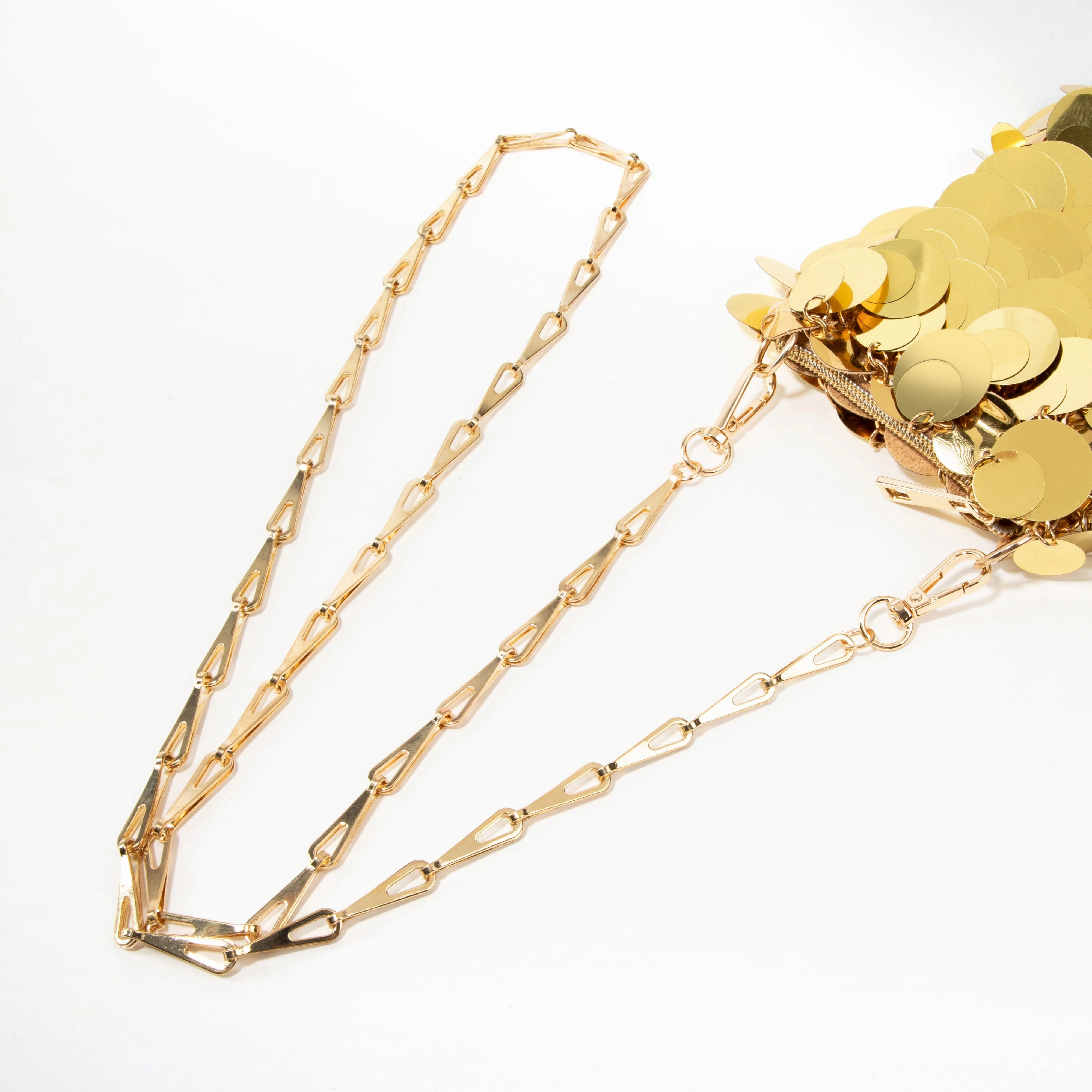 Plastic Sequin Crossbody Bag