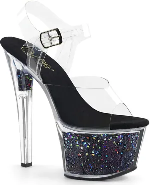 Pleaser Women's Sky-308GF Ankle-Strap Sandal