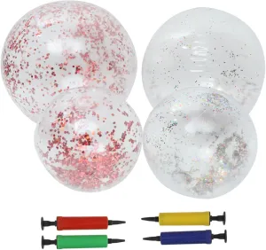 POPETPOP 1set Inflatable Glitter Sequins Beach for Pool Beach and Backyard Fun Eye-catching Decorative Toy for Boys and Girls Adults