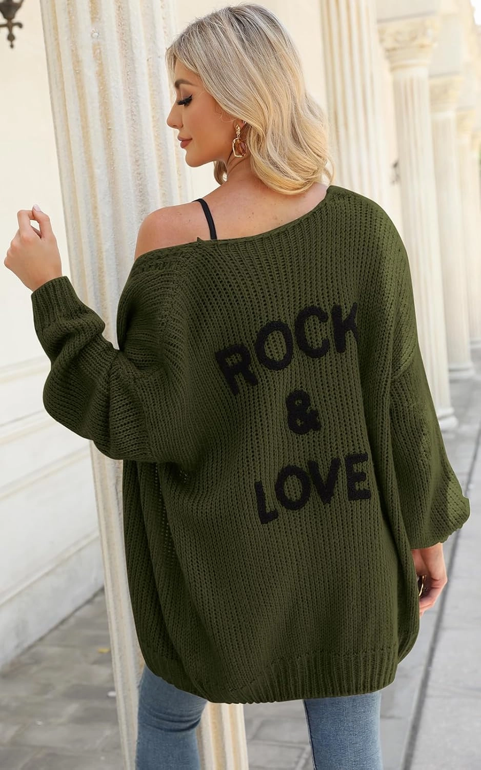 PRETTYGARDEN Women's Long Sleeve Open Front Knit Cardigans Sweaters Soft Loose Draped Coat Outerwear