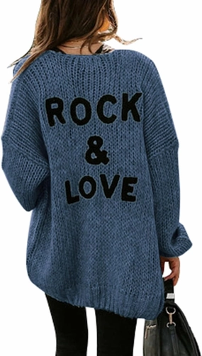 PRETTYGARDEN Women's Long Sleeve Open Front Knit Cardigans Sweaters Soft Loose Draped Coat Outerwear