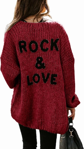 PRETTYGARDEN Women's Long Sleeve Open Front Knit Cardigans Sweaters Soft Loose Draped Coat Outerwear