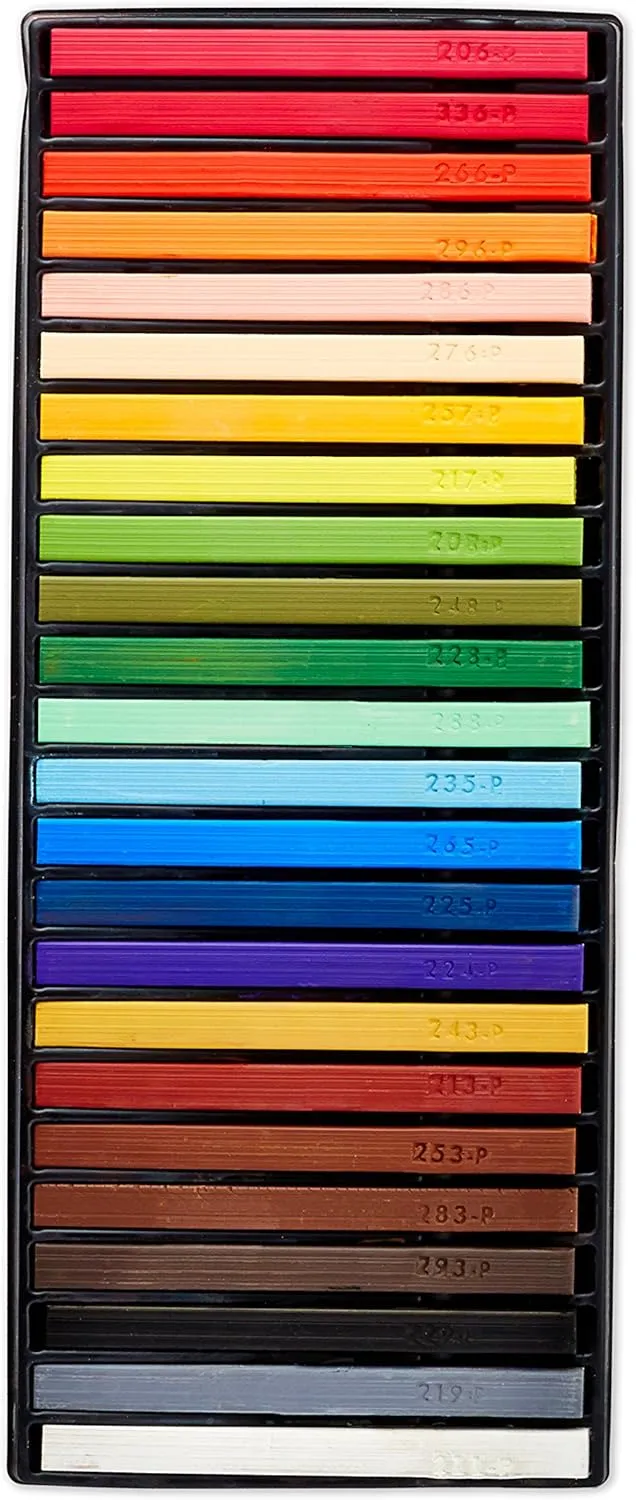 Prismacolor 27049 Premier NuPastel Firm Pastel Color Sticks, 24-Count