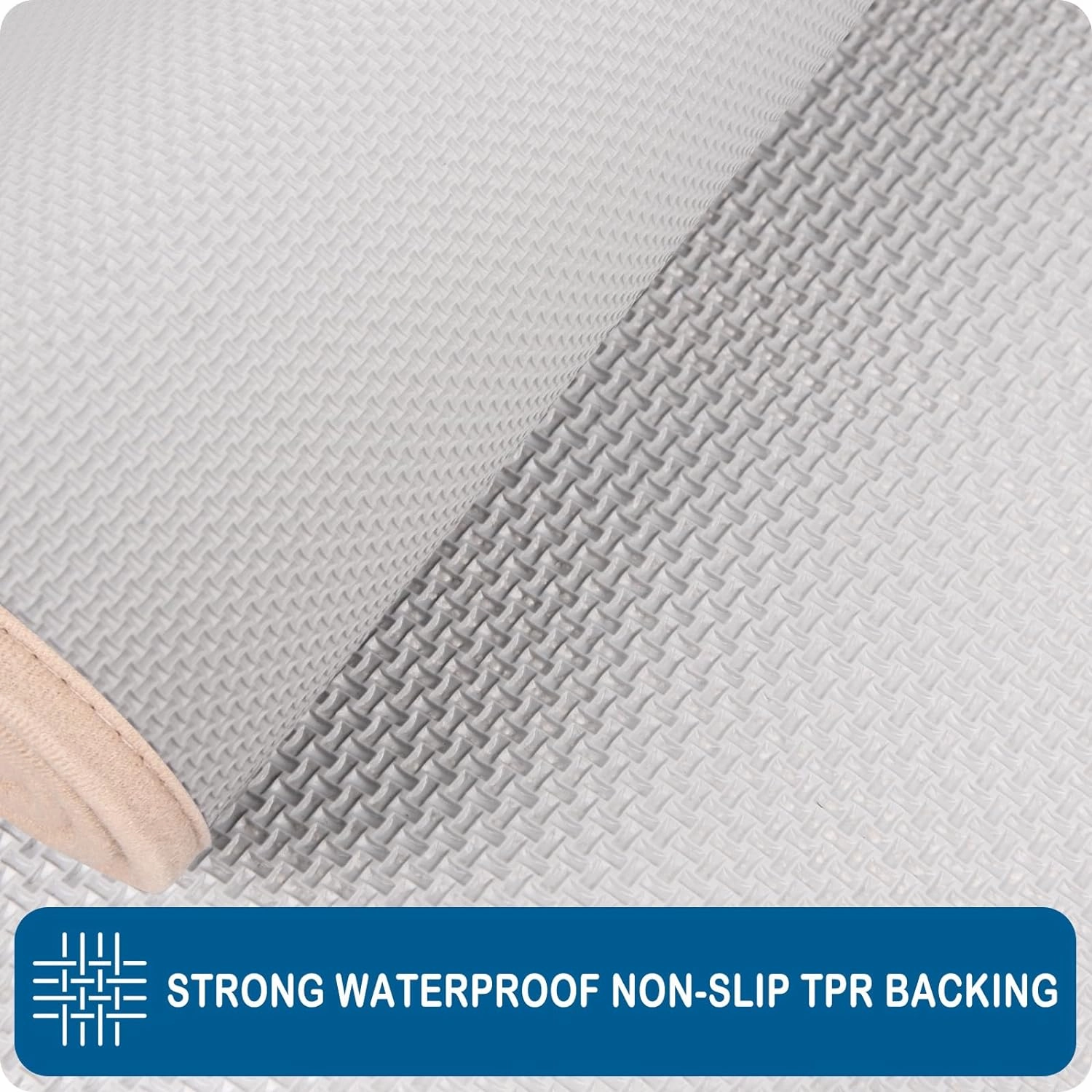PURRUGS Machine Washable Kitchen Rug 24" x 35.5", Non-Slip/Skid Kitchen Runner Rugs & Floor Mats, Super Absorbent Soft Standing Mats for Kitchen, Sink & Laundry, Beige