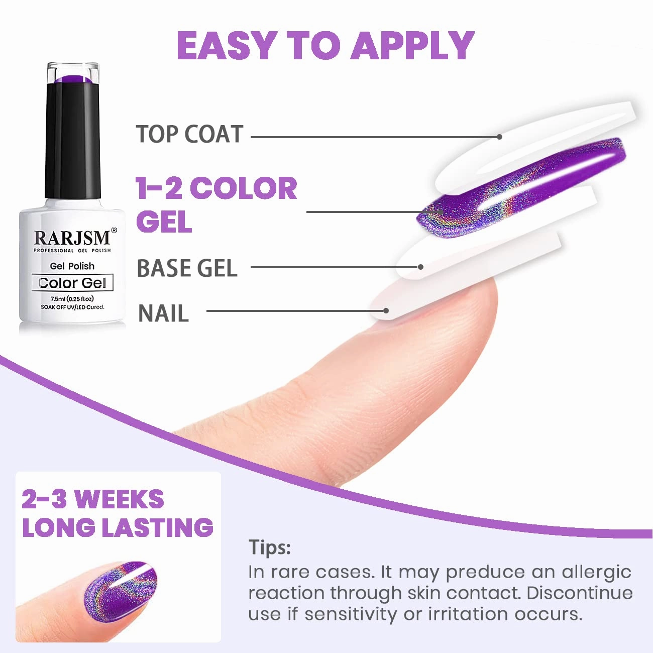RARJSM Neon Gel Nail Polish Set Cat Eye Gel Nail Polish Set Silver Glitter GelPolish Irridescent Colors Neon Green Yellow Hot Pink Purple Blue 6 Piece Set 7.5ML Curing Required