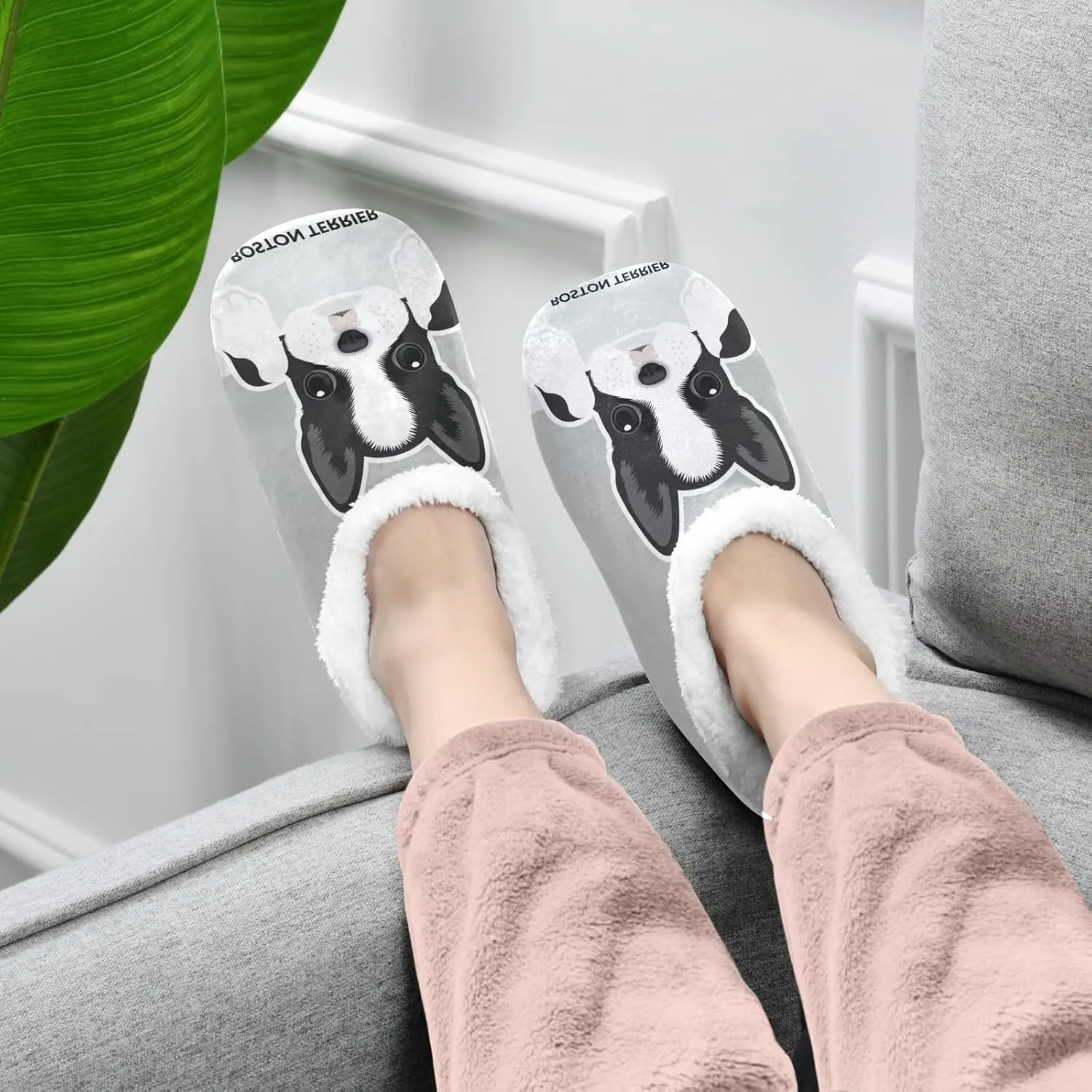 Red Black Buffalo Plaid House Spa Slippers Merry Christmas Home Slipper Soft Memory Foam Slipper Non Slip for Travel Women Men Hotel Bedroom Womens Mens Shoes Slippers