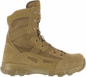 Reebok Work Womens Hyper Velocity 8 Inch Electrical Soft Toe Work Safety Shoes Casual - Beige