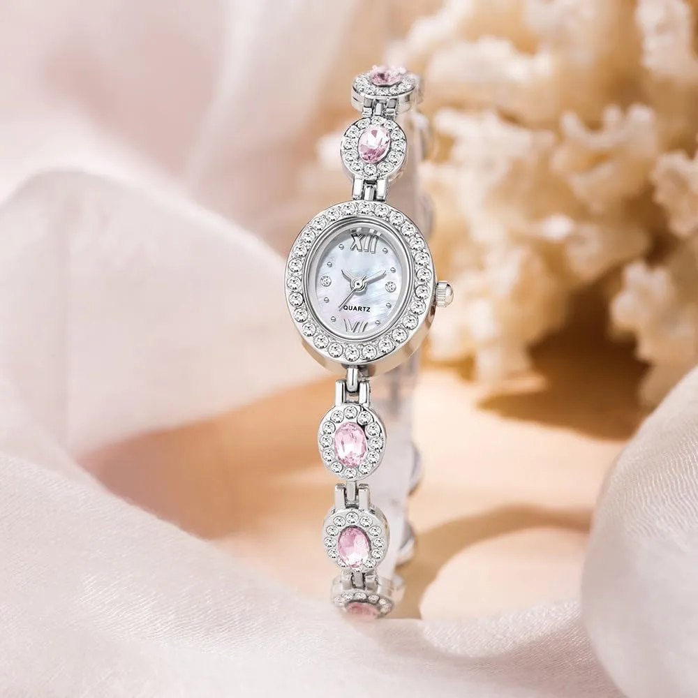 Reginald Fashion Luxury Vintage Crystals Dial Watch Quartz Women's Bracelet Watches