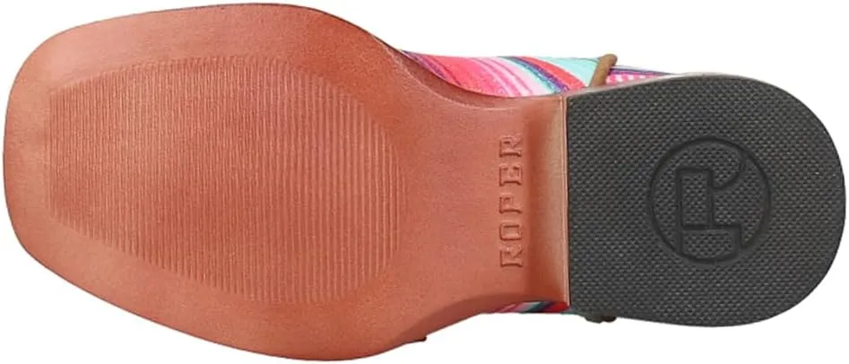 ROPER Toddler Girls Glitter Serape Square Toe Casual Boots Mid Calf - Pink