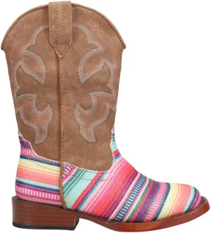 ROPER Toddler Girls Glitter Serape Square Toe Casual Boots Mid Calf - Pink