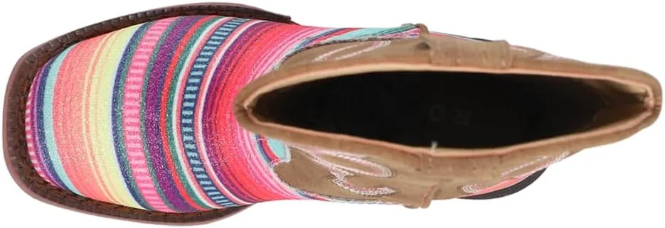 ROPER Toddler Girls Glitter Serape Square Toe Casual Boots Mid Calf - Pink