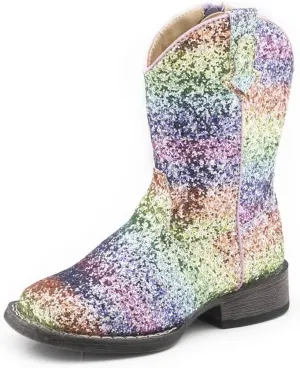 ROPER Western Boot Girls Americana Rainbow Pink 09-017-1903-2996 PI
