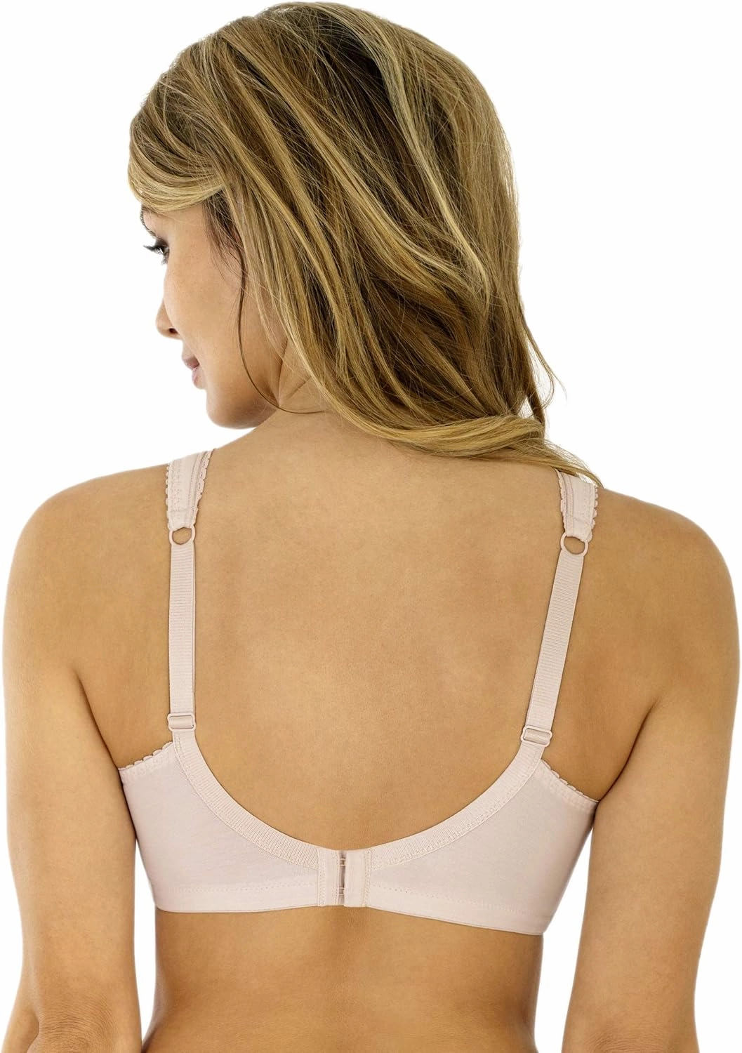 Rosme Plus Size Wireless Soft Bra Padded Straps Unpadded Lingerie Galla Black Beige White