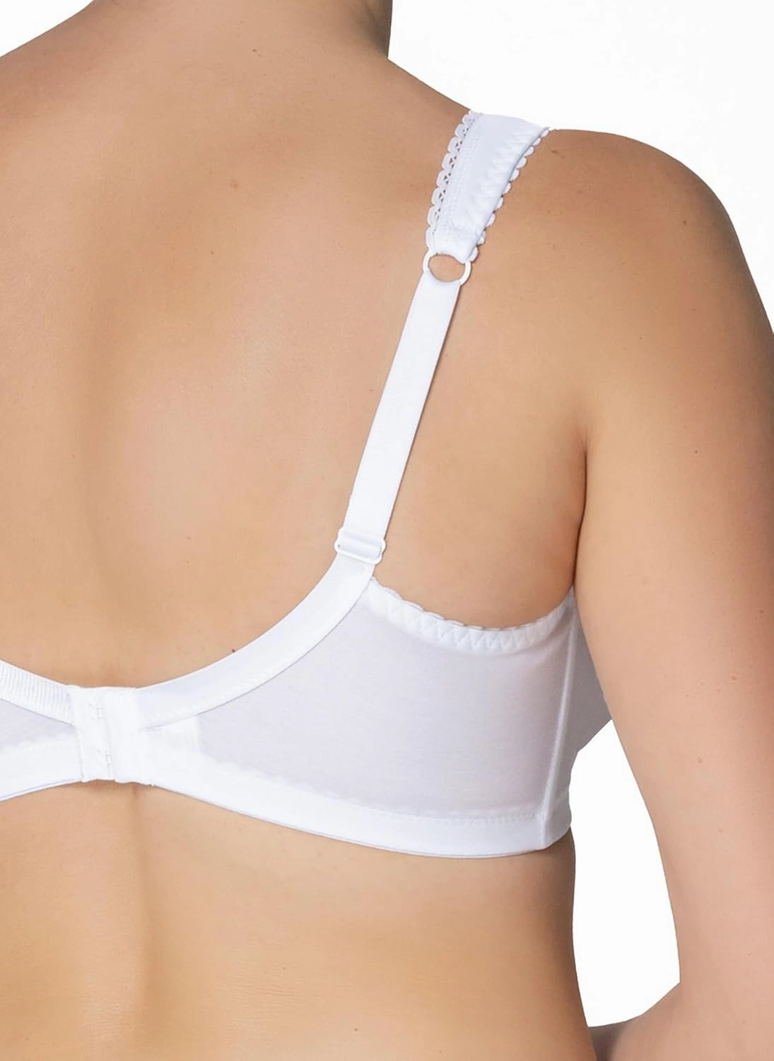 Rosme Plus Size Wireless Soft Bra Padded Straps Unpadded Lingerie Galla Black Beige White