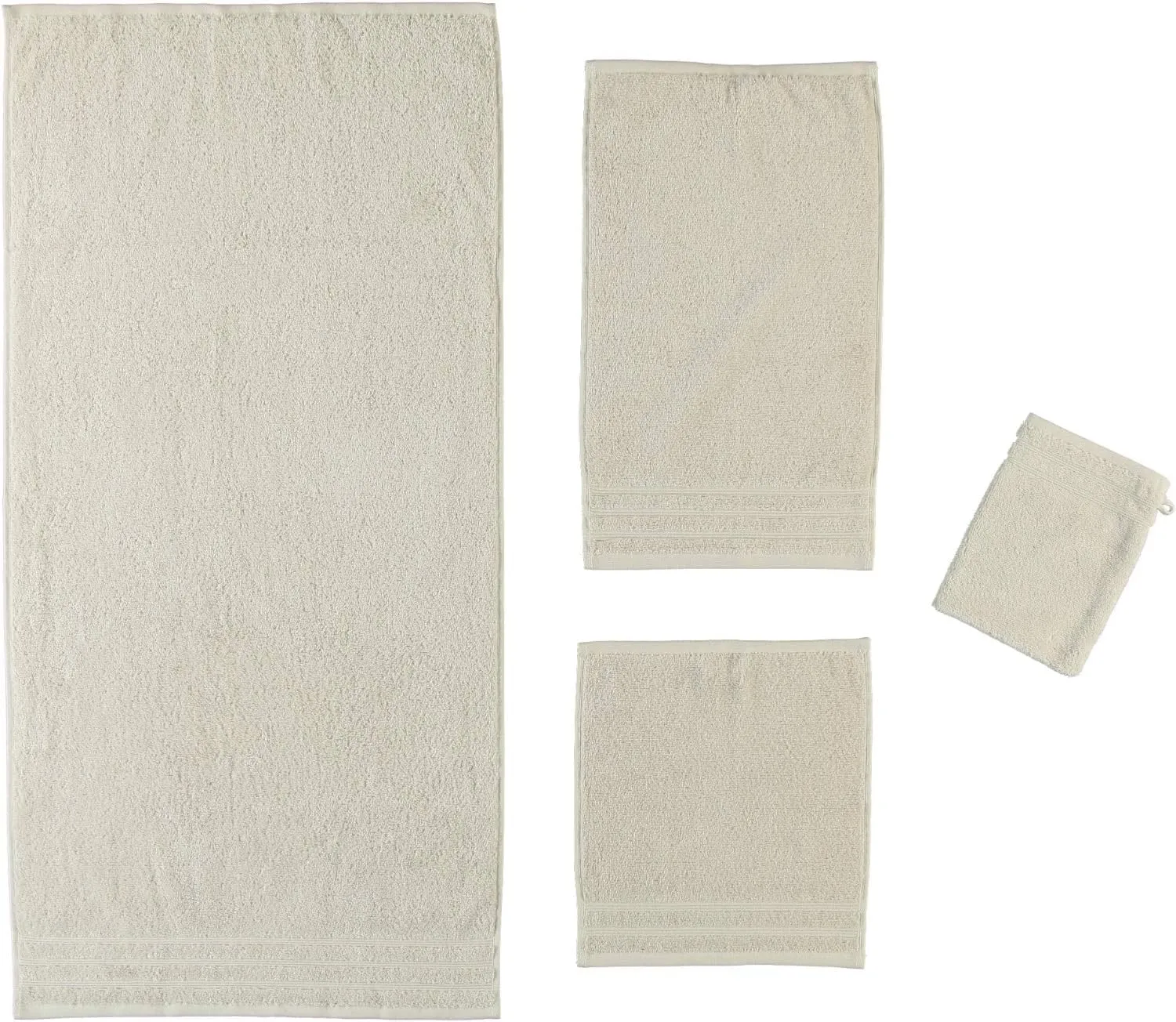 Royal Cotton Bath Towel 27.6 X 55.1in [70 X 140cm] (Beige)