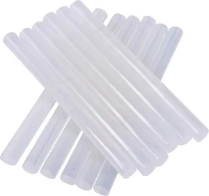 S1865 Glue Gun Sticks for Hot Melt Crafting, Decorating, Bonding, 12 Pieces, 7mm x 100mm