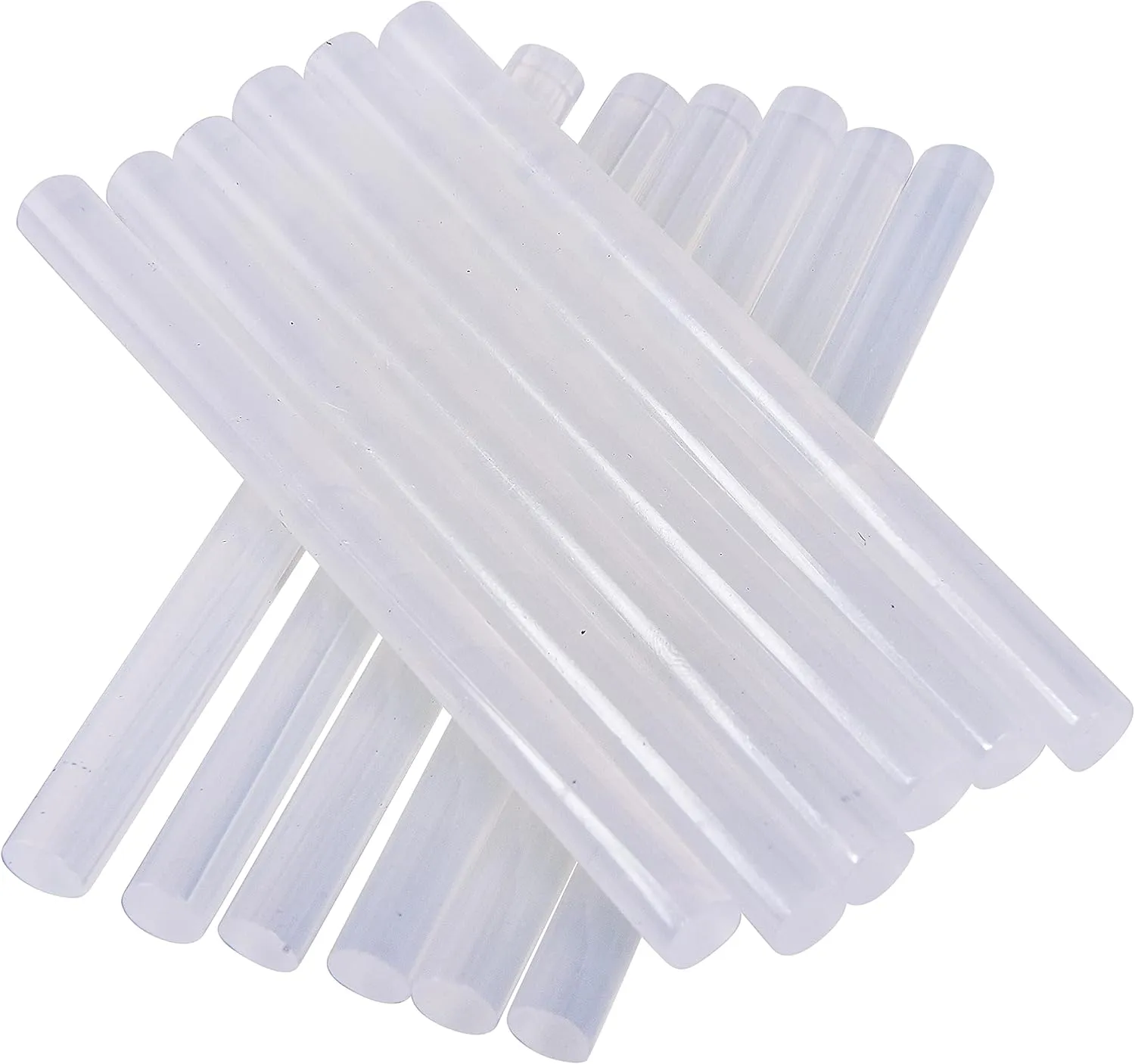 S1865 Glue Gun Sticks for Hot Melt Crafting, Decorating, Bonding, 12 Pieces, 7mm x 100mm