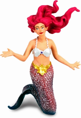 Safari Ltd. Pink-haired Mermaid - 4.75" Mythical Figure - Fantasy Toy for Boys, Girls, and Kids Ages 3 
