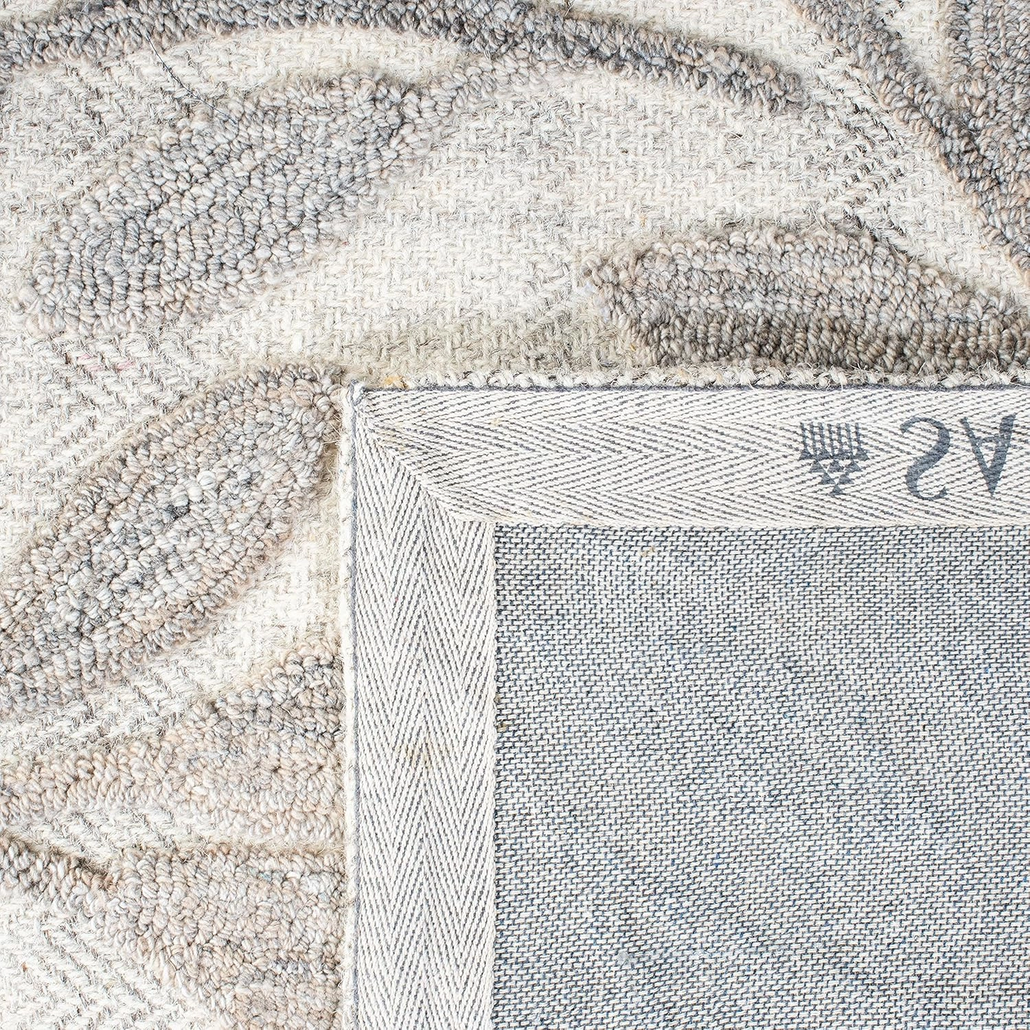 SAFAVIEH South Hampton Collection 5' x 8' Beige SHA302B Handmade Botanical Wool Area Rug