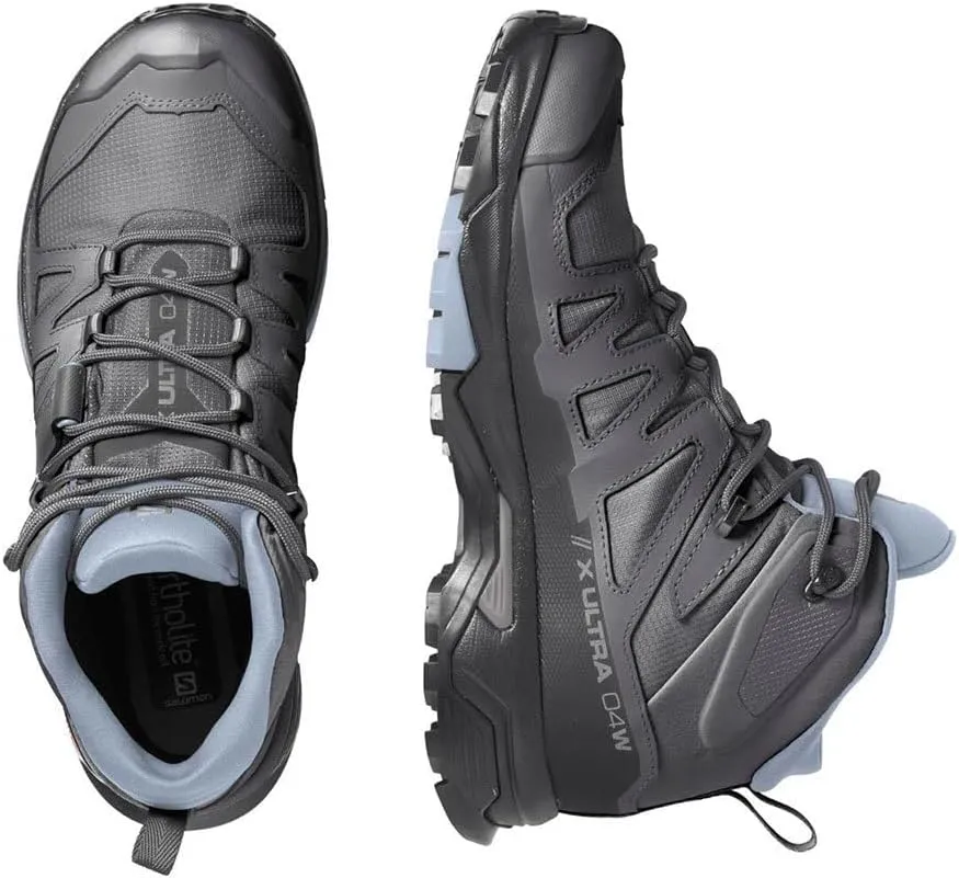 Salomon X Ultra 4 Mid GTX Hiking Shoe - Women's Quarry/Black/Legion Blue