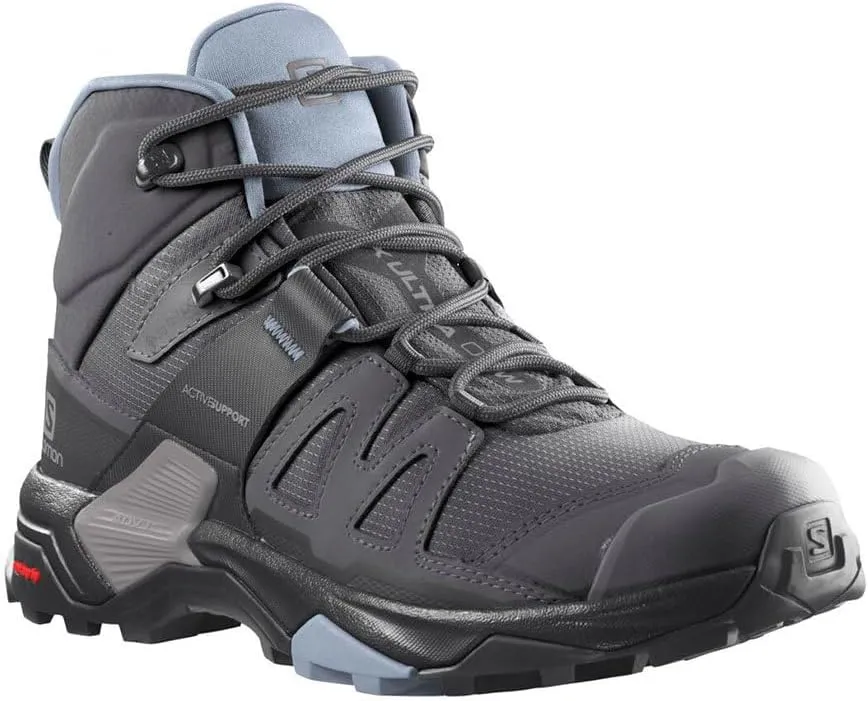 Salomon X Ultra 4 Mid GTX Hiking Shoe - Women's Quarry/Black/Legion Blue