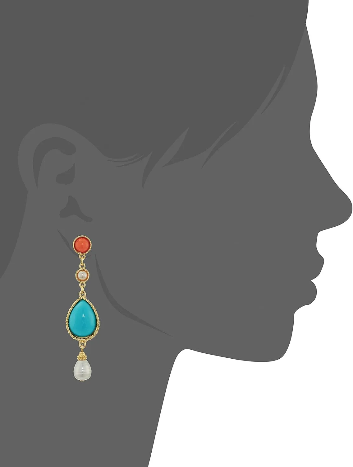 Santorini Turquoise Coral Stone