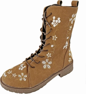 SBGMoSJ Cowboy Boots Women Size 9 with Sunflowers Western Booties Women Ankle Boots Wide Knee Boots for Women Wide Calf with Heel Womens Black Cowgirl Boots Wide Calf Womens Suede Boots Mid Calf Wide