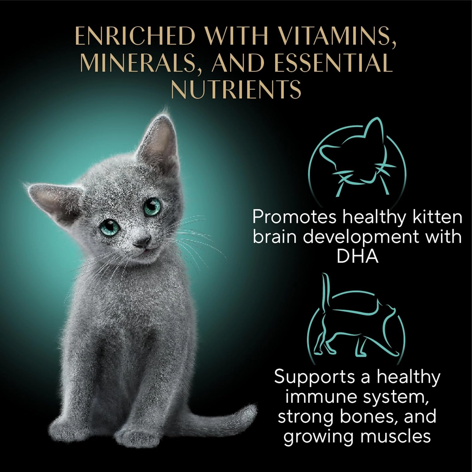 Sheba Perfect Portions Kitten Wet Cat Food Pate Chicken Entree, 2.6 oz. Twin-Pack Trays (24 Count, 48 Servings)