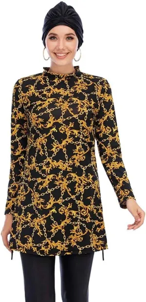 ShuoBeiter Muslim Swimwear Women Modest Islamic Hijab Long Sleeve Swimsuit Burkinis Bathing Suit