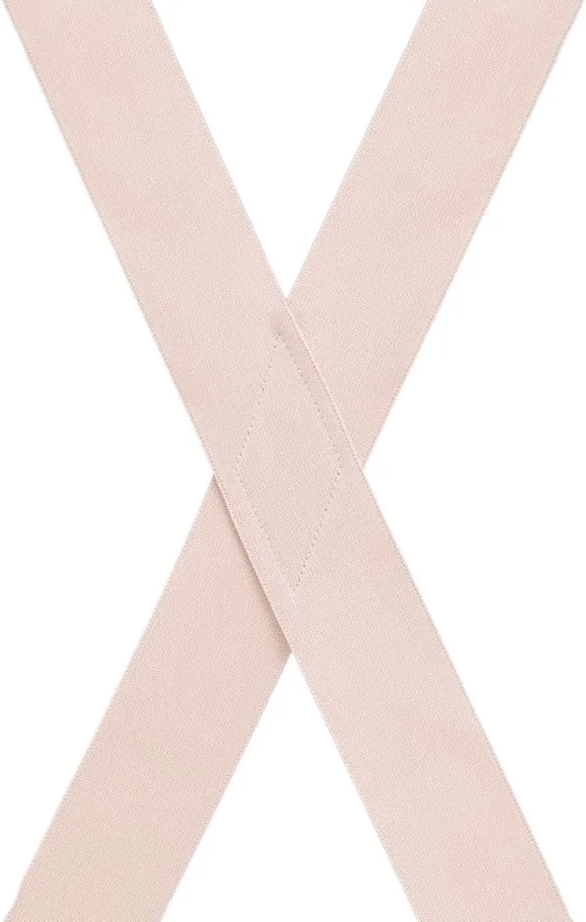 Side-Clip Airport-Friendly Undergarment Suspenders - 1.5-Inch Wide Soft Elastic - Clip - 4 Sizes - Big & Tall