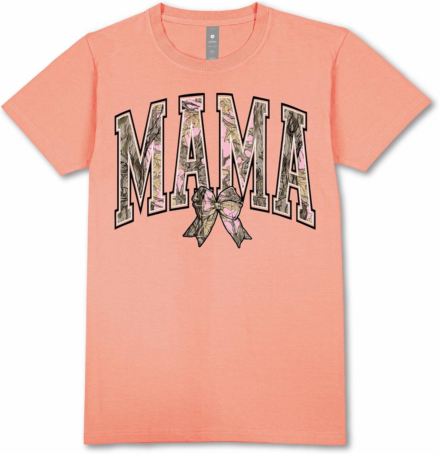 Simply Southern Camo Mama - Bow - Adult T-Shirt