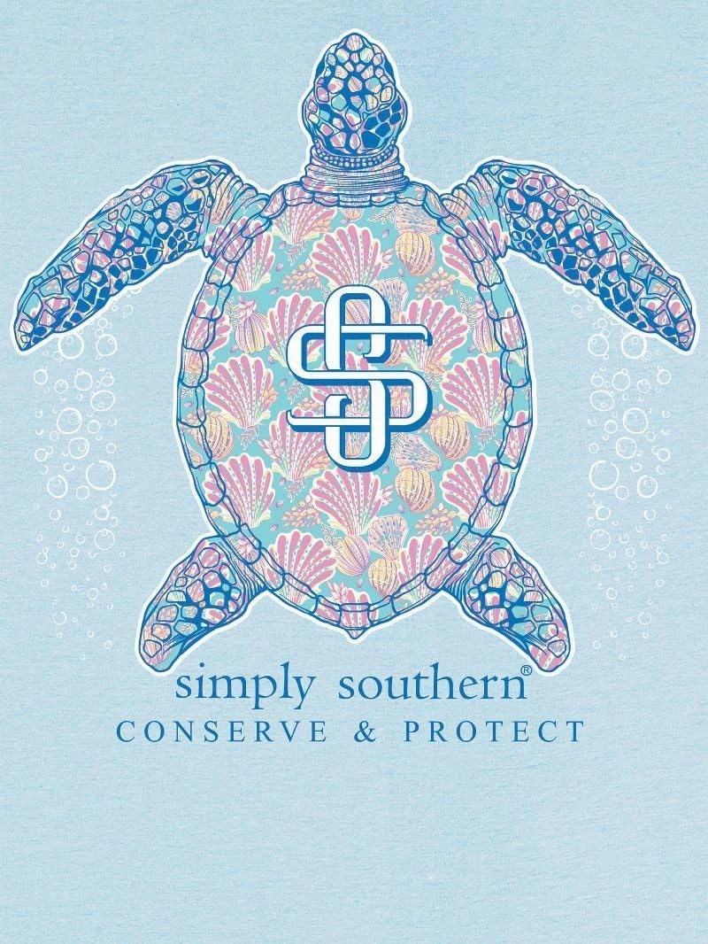 Simply Southern Sea Turtle - Shell - Conserve & Protect - Adult T-Shirt