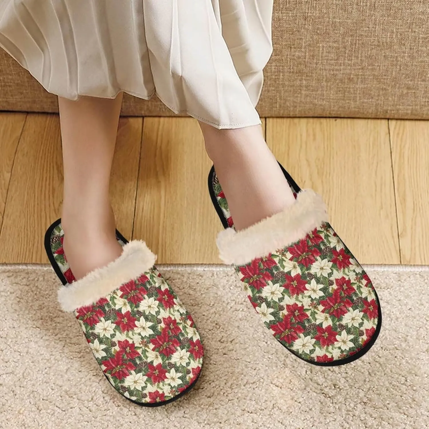 Slippers for Women Warm Soft Cozy Easy to Clean