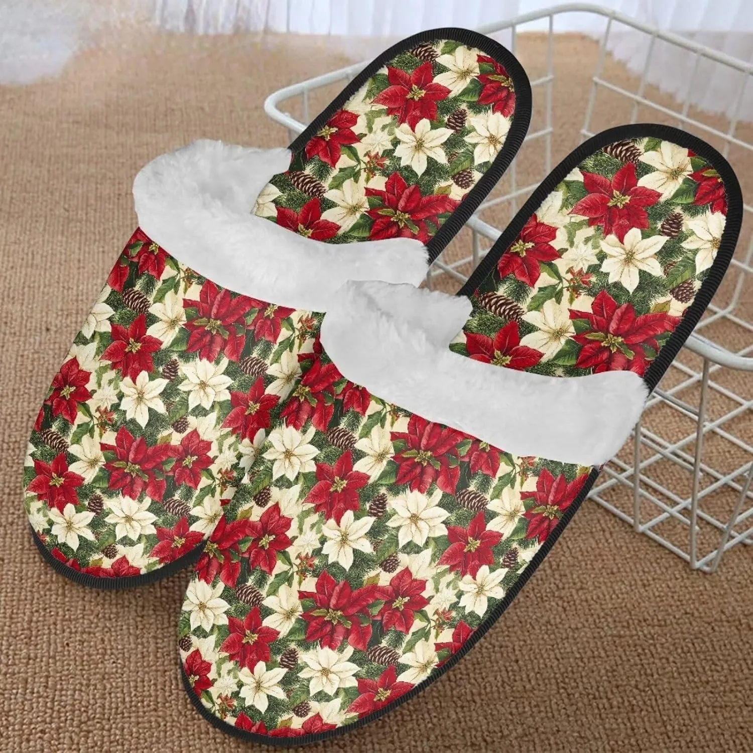 Slippers for Women Warm Soft Cozy Easy to Clean